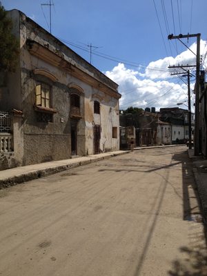 This is the street she lived on.